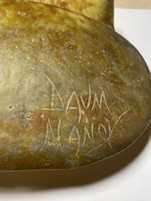 VASE Daum Nancy croix de