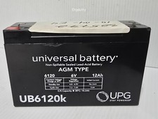 UPG Universal Rechargeable Battery UB6120k, 6V / 12Ah AGM Type