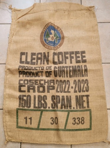 Sac café toile jute - café, de