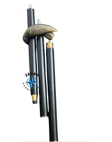 Canne bâton marche bois - bâton,