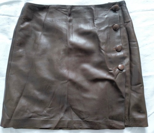Jupe porte feuille - jupe, cuir