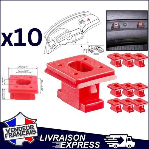 Clips fixation garniture - 10,