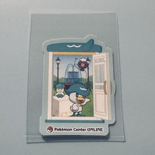 Pokémon Quax Fuwante Sticker Pokemon Center Online Used AAA