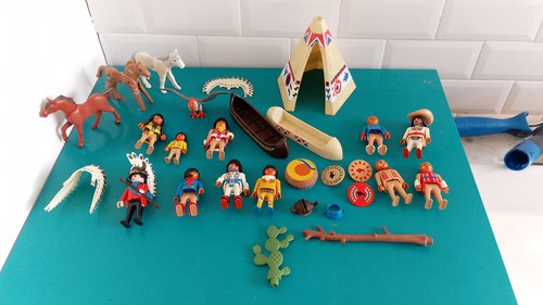 Lot figurines playmobil - figurines, ancien