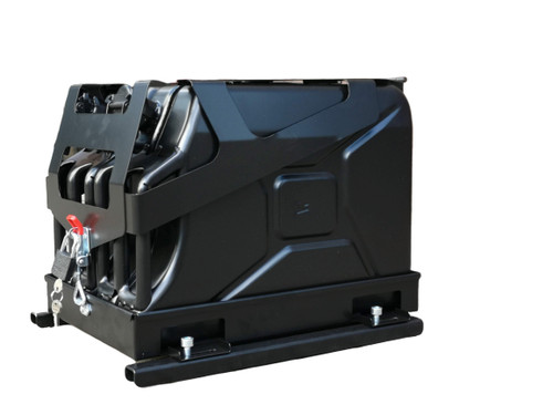 Bidon 20l support acier - +, +