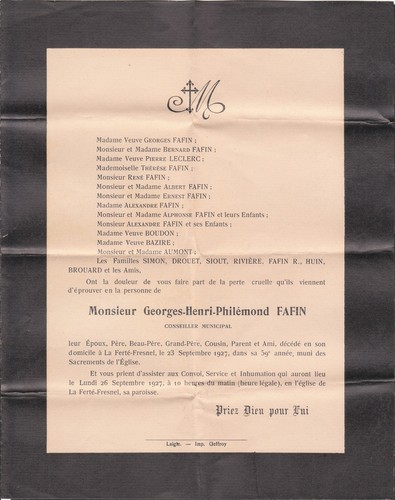 Image pieuse mortuaire - pieuse,