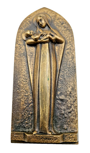 Plaque vierge marie - plaque,