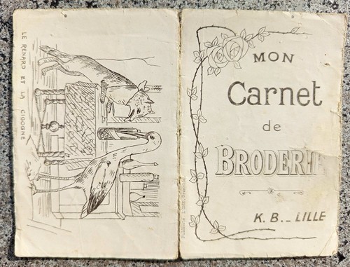 Carnet broderie lille - k.b.,