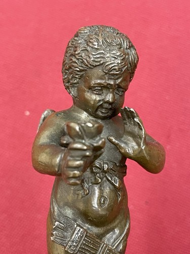 Statuette bronze chérubin - statuette,