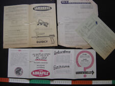 ABRAFILE Lime Saw LAMONDUL GUIDCY ADVERTISING RATES VINTAGE