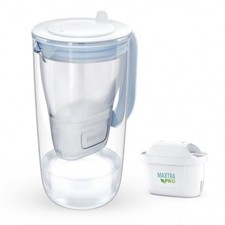 Brita Verre Bleu Clair Carafe Filtrante En Verre 2,5 L Avec 1 Filtre Maxtra Pro