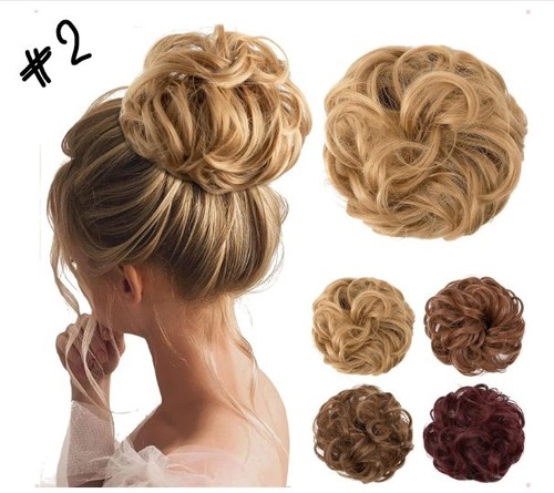 Postiche chignon couleur - couleur, blond