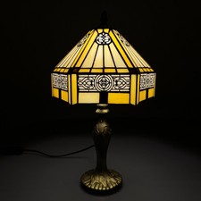 Lampe de table de style Tiffany lampe de chevet artisanale lampes de bureau v...