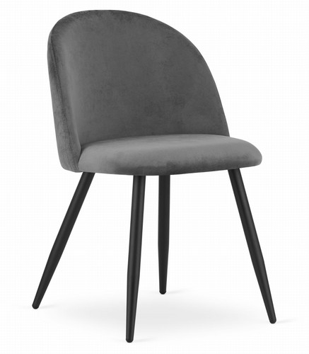 Fauteuil bello velours gris - bello,