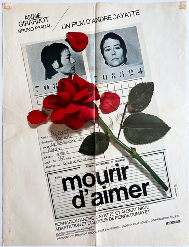 Mourir aimer affiche - d'aimer, de