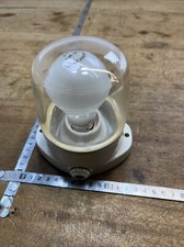 lampe d'atelier porcelaine  Globe ancien déco usine vintage loft  Bateau (n.1)