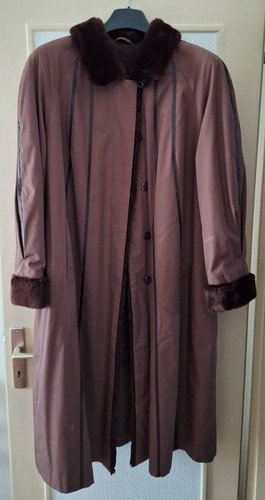 Manteau long marron made - , in