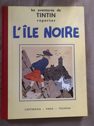 Tintin île noire - tintin,