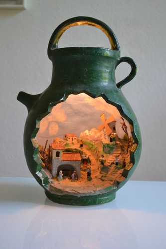 Ancienne crèche provençale - crèche,