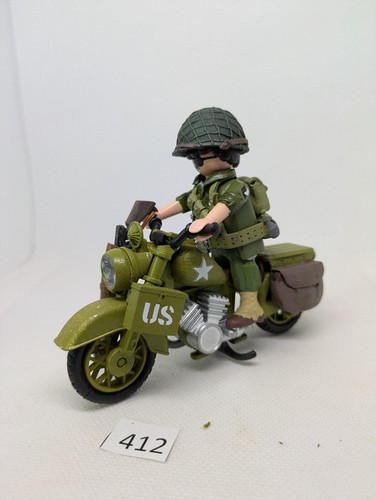 Custom playmobil ww2 moto - ww2,