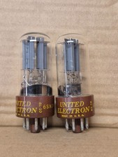 2x TUBE UNITED ELECTRONIC 6SN7