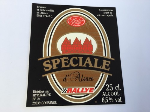 étiquette bière alsace - Étiquette,