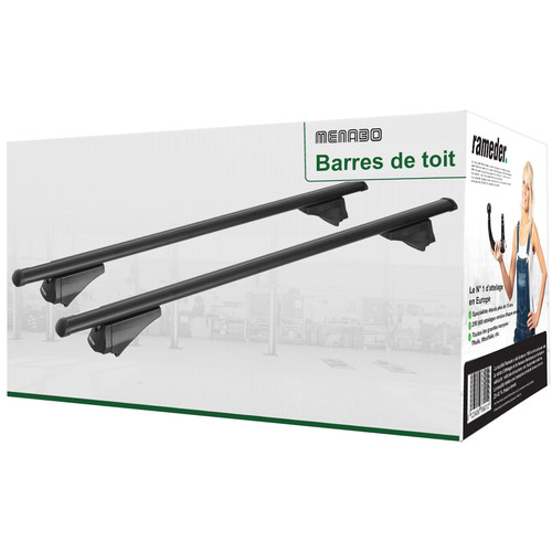 Barres toit aluminium pour - de,