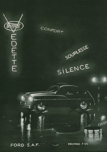 Publicité ancienne automobile