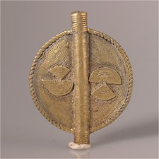 13443 Perles En Bronze Akan Pendentif Par Procédé De Cire Perdue Ashanti.