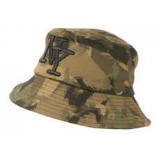 Chapeau Bob NY Camouflage Vert et Marron Militaire Fashion Boby-Taille unique