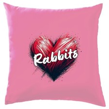 Coussin Lapins Cœur D'Amour - Nain Hollandais Lop
