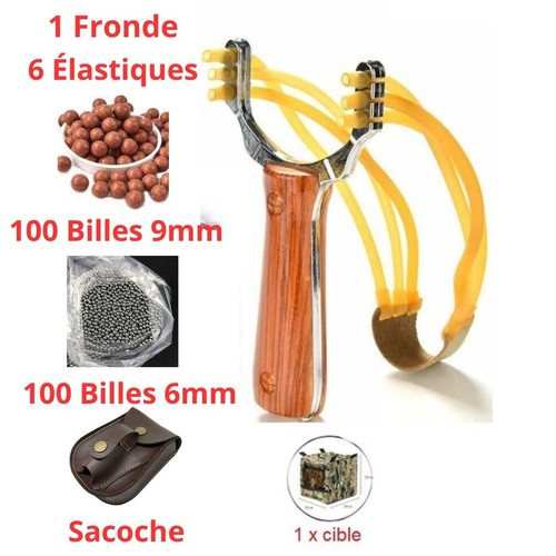 Kit lance pierre - lance-pierre, billes