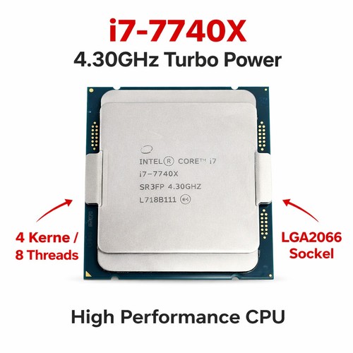 Intel core 7740x processeur - core,