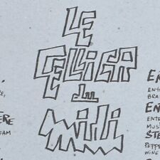 1967 Le Cellier Du Midi Restaurant Menu 28 Church Row Hampstead London England 2