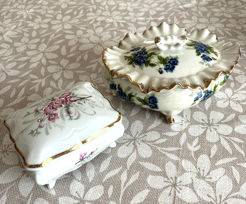 Lot boîtes bijoux - boîtes, à