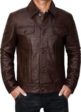 Blouson cuir moto homme