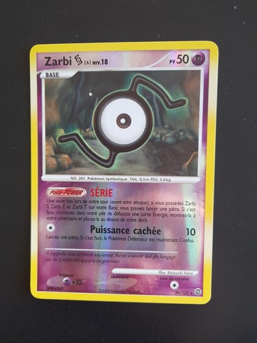 Carte pokémon zarbi s - carte,