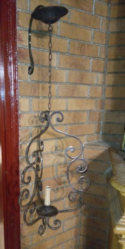 Lustre fer forgé - ,