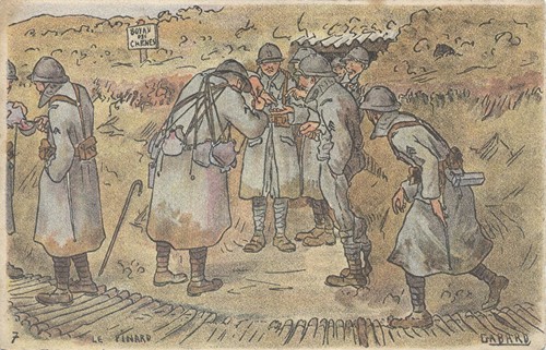 Cpa illustrateur gabard - 14-18,