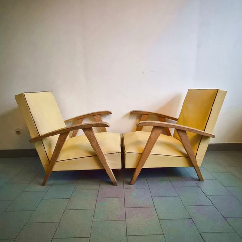 Paire fauteuils vintage - de,