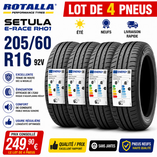 Lot pneus été rotalla - ÉtÉ,
