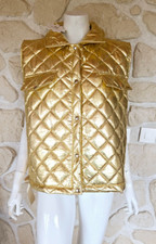 Doudoune légère sans manches dorée taille unique marque Mina Rosa (jr)