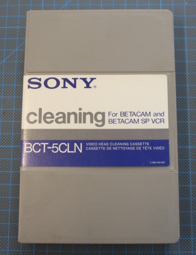Sony cleaning betacam vcr - sony,