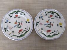 Gien OISEAUX DE PARADIS Plate 16.5cm Pair Set