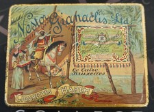 GREECE EGYPT- Nestor Gianaclis  - 100 Cigarette vintage Tin box