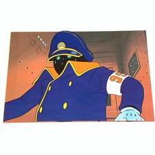 Galaxy Express 999 Reproduction Cel with Background/Leiji Matsumoto/Conductor