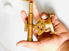 Brass Alidade Compass Telescope Vintage Nautical Gift Decor