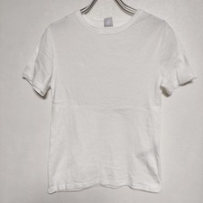 PETIT BATEAU Cotton S Plain Short-sleeved T-shirt Tops white 4-0815S∞