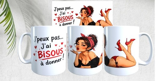 Mug humour sexy peux - j'peux, pas