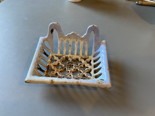 Ancien porte savon fonte - ancien,